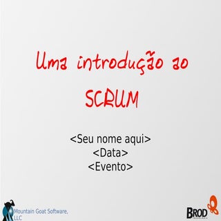 Introdução ao scrum