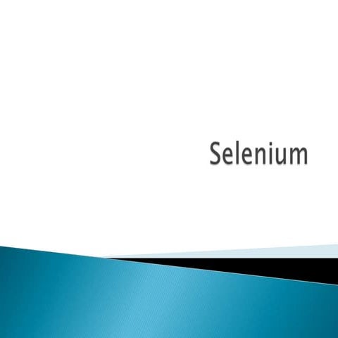 Introdução ao selenium