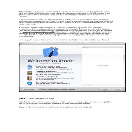 Introdução a programação para plataforma iOS