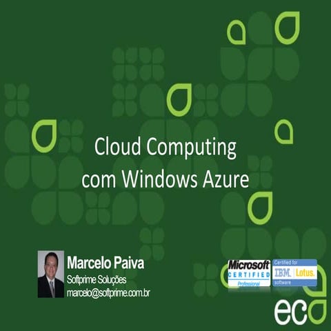 Cloud Computing com Windows Azure