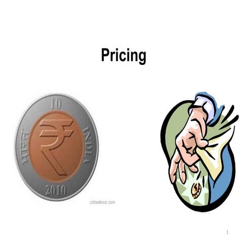 Introdution to pricing
