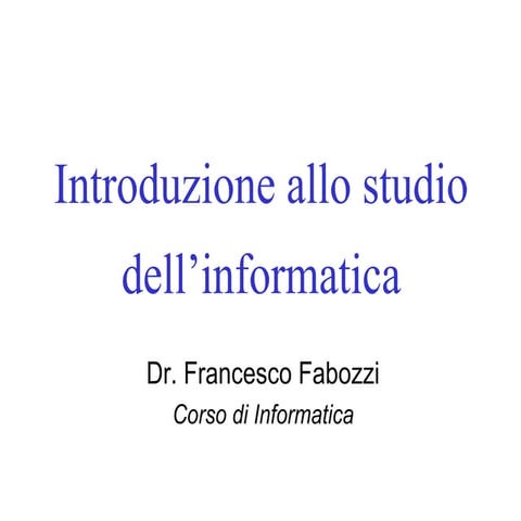 presetazione power point