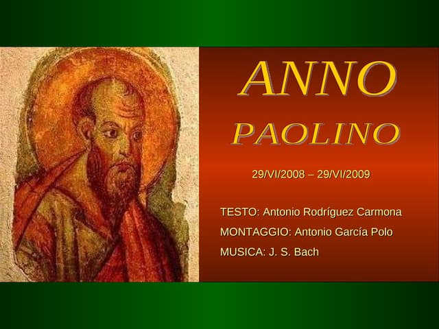 Introduzione Alle Lettere Di Paolo