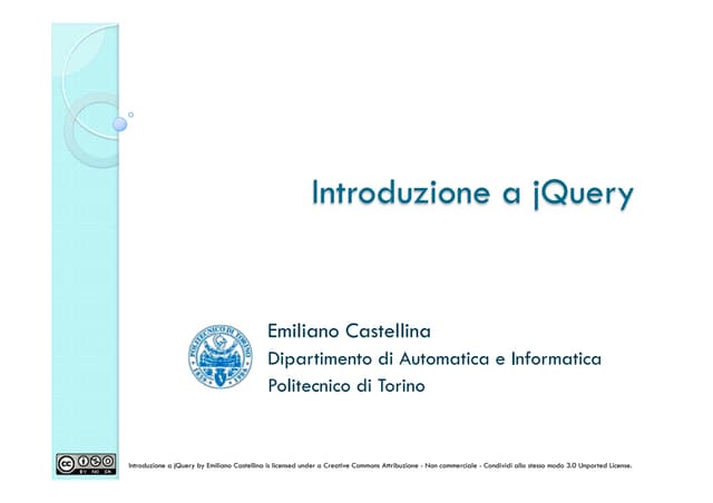 Introduzione a jQuery