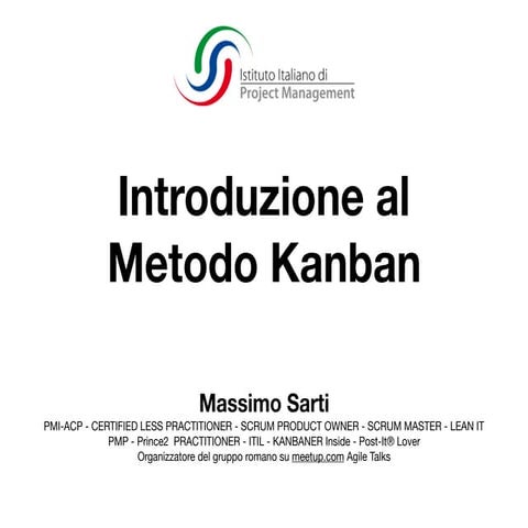 Introduzione al Metodo Kanban | PDF