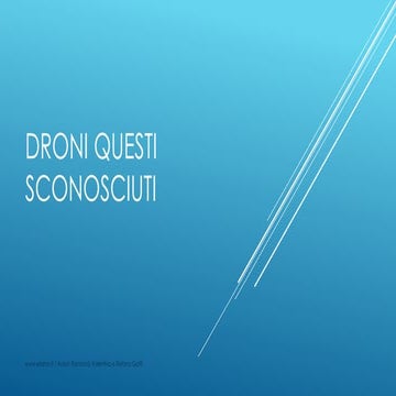 Introduzione droni