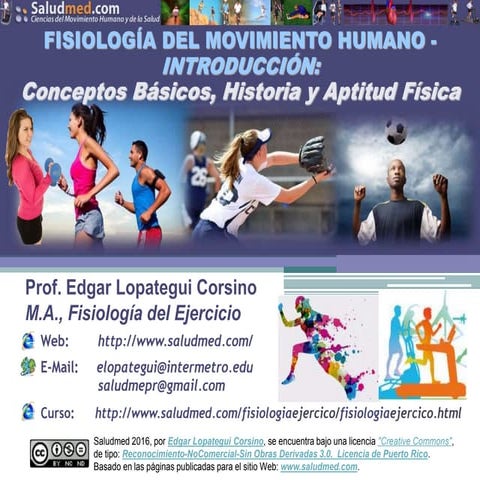 Intro fisiologia del ejercicio | PPTX