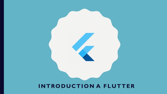 Introduction a Flutter