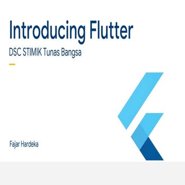 Intro flutter dsc stimik tb
