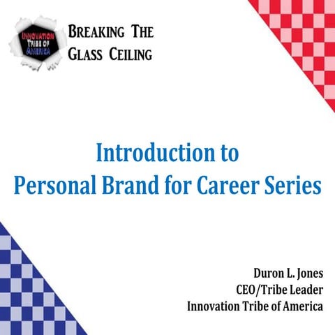 Intro for Personal Branding Series