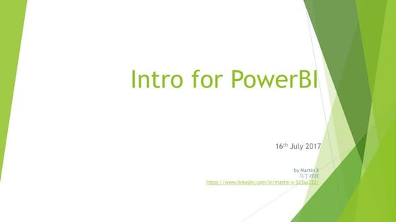 Basic introduction to power query | PPT