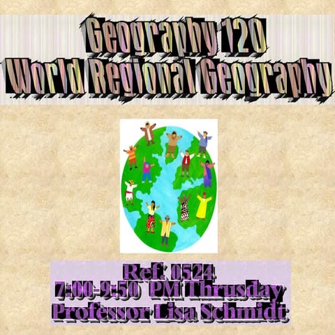 Intro geog 120