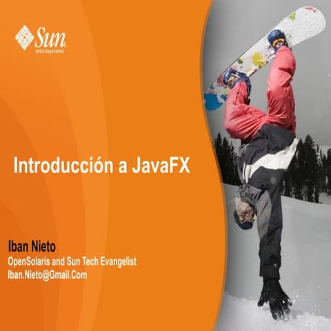 Introducción a Java FX