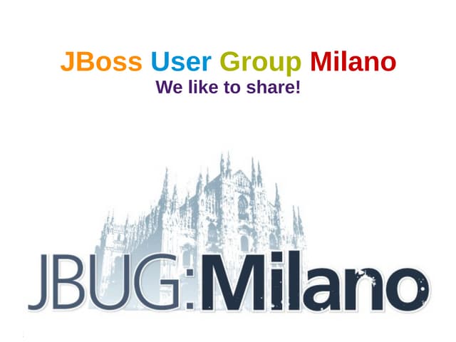 Intro jbug milano_26_set2012