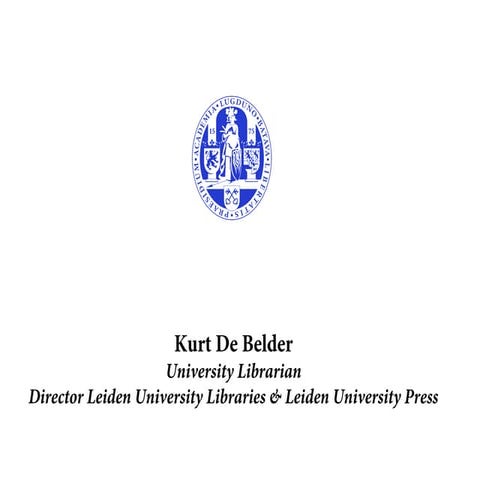 Introduction to Leiden University Libraries & Special Collections