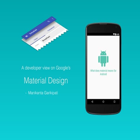 A developers view on Material Design