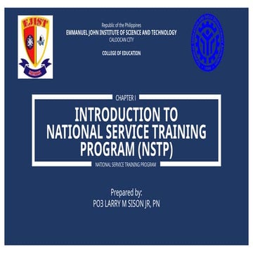 National Service Training Program (NSTP) | PDF