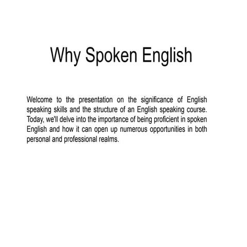 Intro objective importance to spoken english.pptx