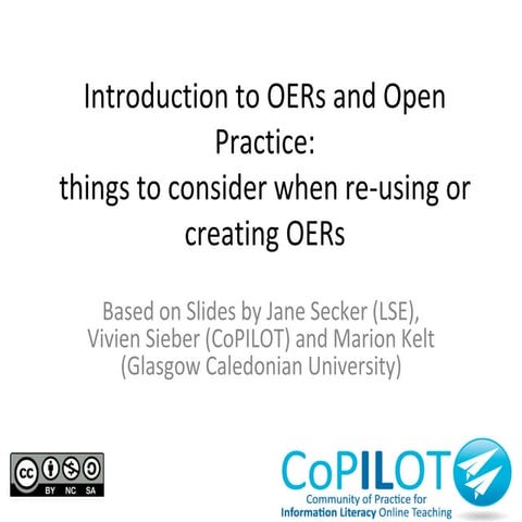Introduction to Open Educational Practice