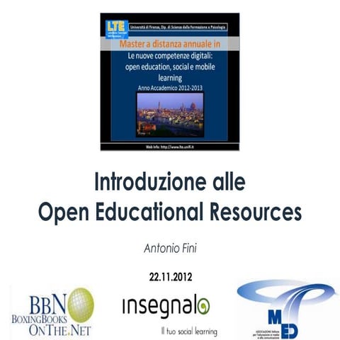 Intro oer master2012