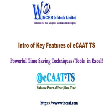 Intro of Key Features of eCAAT-TS