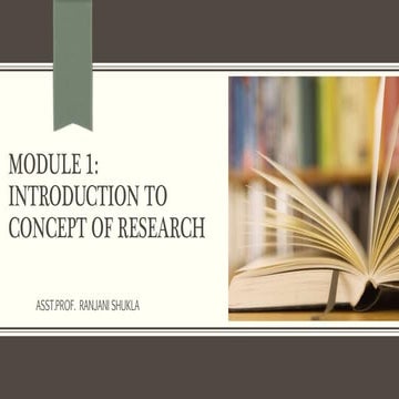 Introduction of research