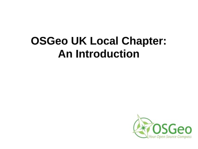 Introduction to OSGeo:UK