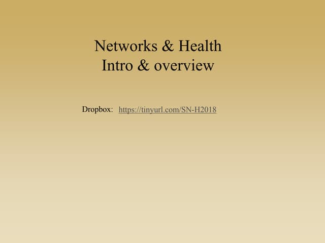 00 Introduction to SN&H: Key Concepts and Overview