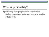 Personality assessment | PPT