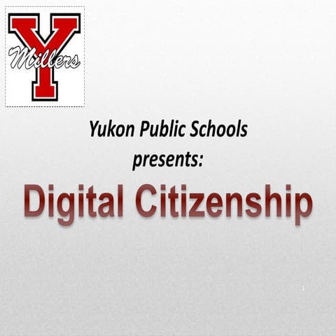 YPS Digital Citizenship - Lesson 1