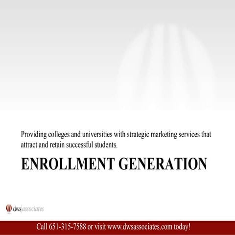 DWS Associates: Introduction to Colleges and Universities