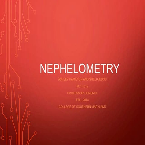 Nephelometry
