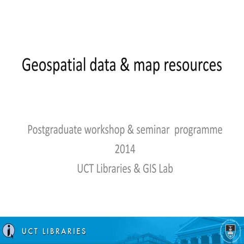 Intro  to GIS