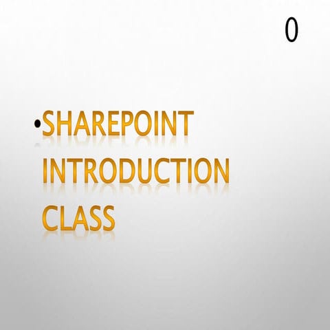 SharePoint for Beginners | PPTX