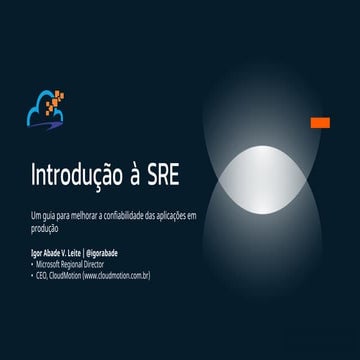 Introdução à SRE (.Net Vale Tech Saturday - DevSecOps)