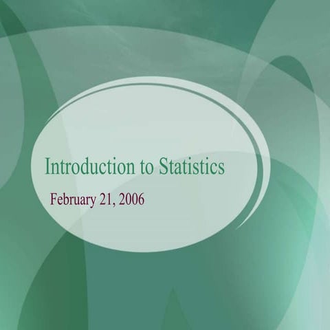 Intro statistics