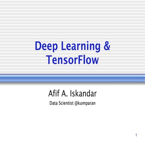 Intro tensorflow | PPT