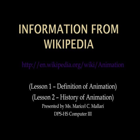 Animation basics: The optical illusion of motion | DOC