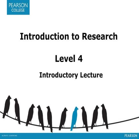 Intro to business research lecture 1 introduction and assessment student