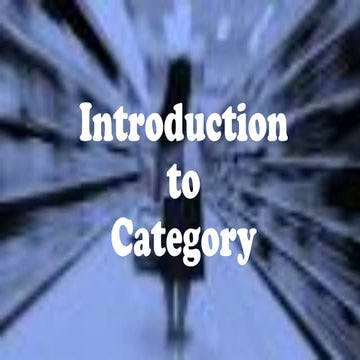 Intro to category