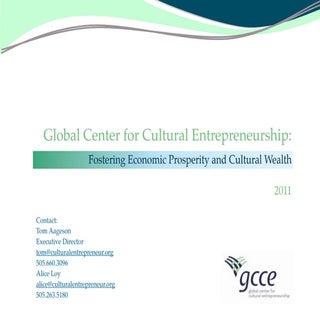 What is Cultural Entrepreneurship?