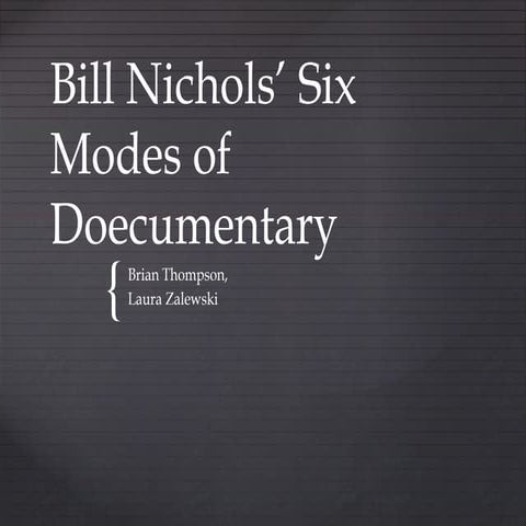 Intro to cinema six modes presentation (first three modes)