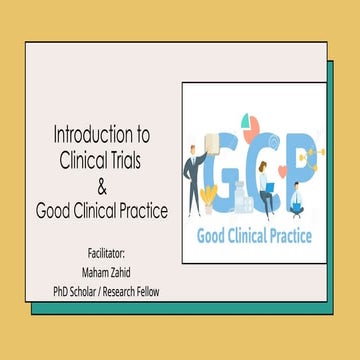 Intro to clinical trials, RQ, GCP - Module 1 Day 1.pptx