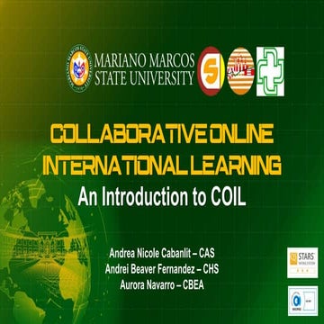 Introduction to Collaborative Online International Learning