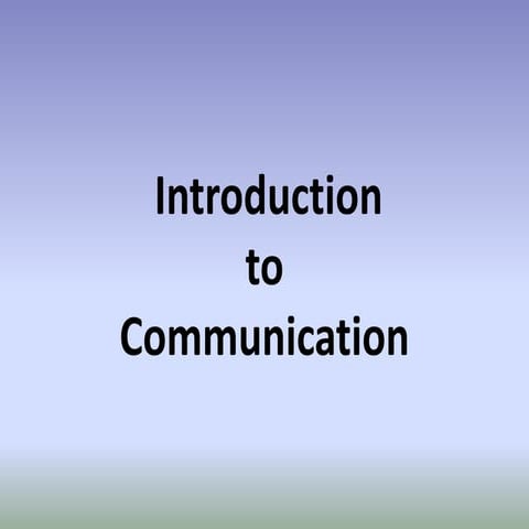 Barriers to communication | PPTX