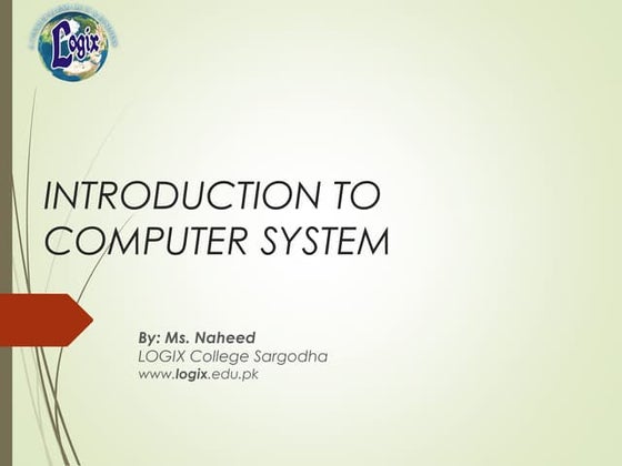 Introduction to computer System | PPT
