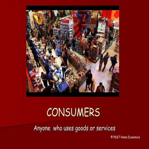 Intro to consumer studies