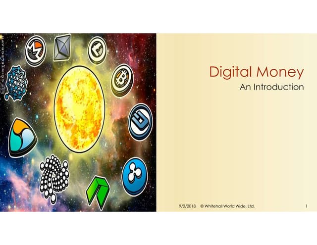 Intro to crypto currency sept2018