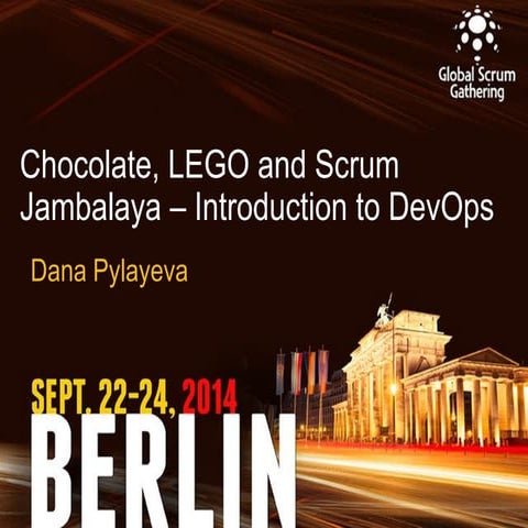 Introduction to DevOps with Lego and Chocolate simulation game.