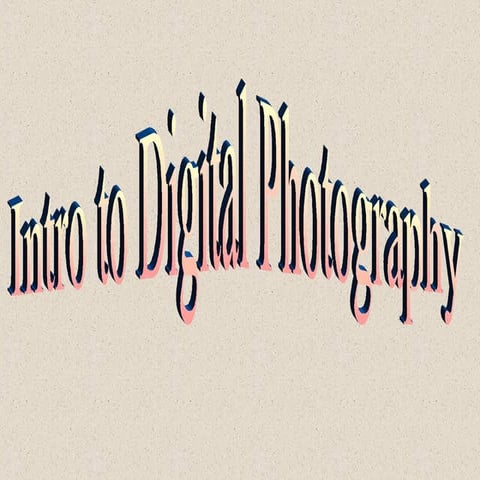 Intro To Digital Photo